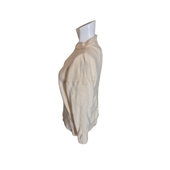 Richard & Co. VTG Lambswool Angora 2pc Knit Skirt Sweater Midi Skirt Ivory Sz M - Picture 5 of 8